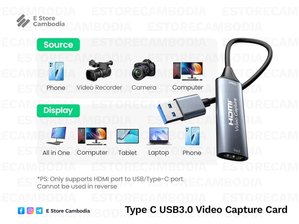 Capture Card Type-C USB 3.0