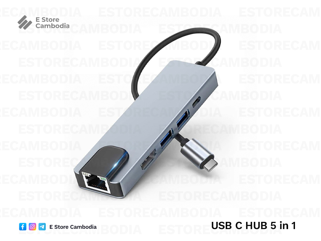 Type C USB Hub 5 in 1